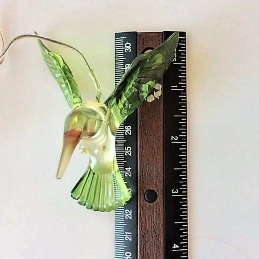 Plastic Hummingbird Craft Charms Set of 6 | 3